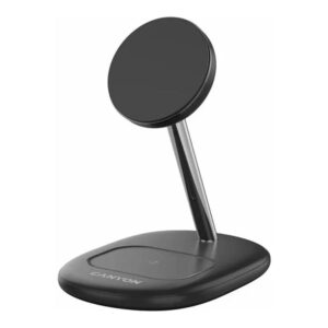 Canyon OnCharge 205 2-in-1 Qi2 Wireless Charging Stand Black CNS-WCS205BW/A