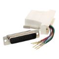 VCOM DB25 Male to RJ45 Plastic Adapter CNV-DB25M-RJ45-V