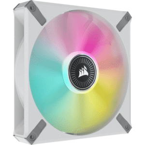Corsair iCUE ML140 RGB ELITE Premium 140mm PWM Magnetic Levitation Fan Twin-pack – White