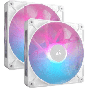 Corsair iCUE Link RX140 RGB 140mm PWM 1700 RPM PC Case Fan Twin Pack – White CO-9051024-WW