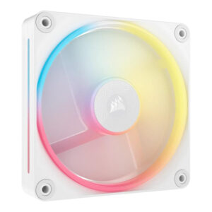 Corsair iCUE LINK LX120-R RGB 120mm PWM Reverse Fan Expansion – White CO-9051053-WW