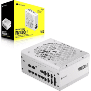 Corsair RM Series RM1000x Shift 1000 Watt 80 PLUS Gold Fully Modular ATX PSU – White CP-9020275-WW