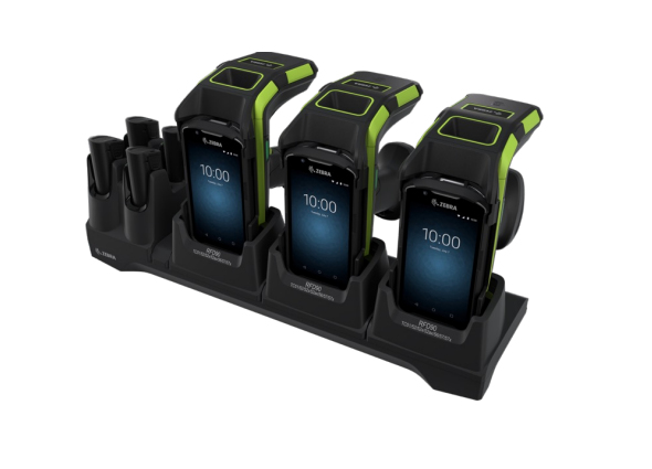 Zebra CR40-3S4T-TC5-G-01 Multi-Slot Charging Share Cradle for RFD40 and TC5X