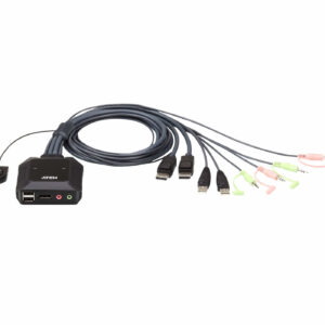 ATEN CS22DP KVM Switch Black