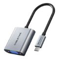 Cabletime CP17A Type-C to VGA Female Adapter Silver CT-160-PU31-CMVGA1