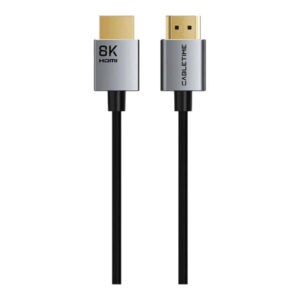 Cabletime 8K Ultra Slim Male to Male HDMI Cable 2m CT-SHD8K-AG2