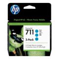 HP 711 DesignJet Cyan Ink Cartridge Original CZ134A Multi-pack