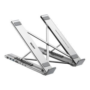 Unitek 7-in-1 USB-C Foldable Notebook Stand with Docking Station D1137AGY01