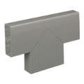 Decorduct 165x55mm Flat Tee Trunking Grey DDT30GR