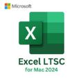 Microsoft Excel LTSC for Mac 2024 - Perpetual License
