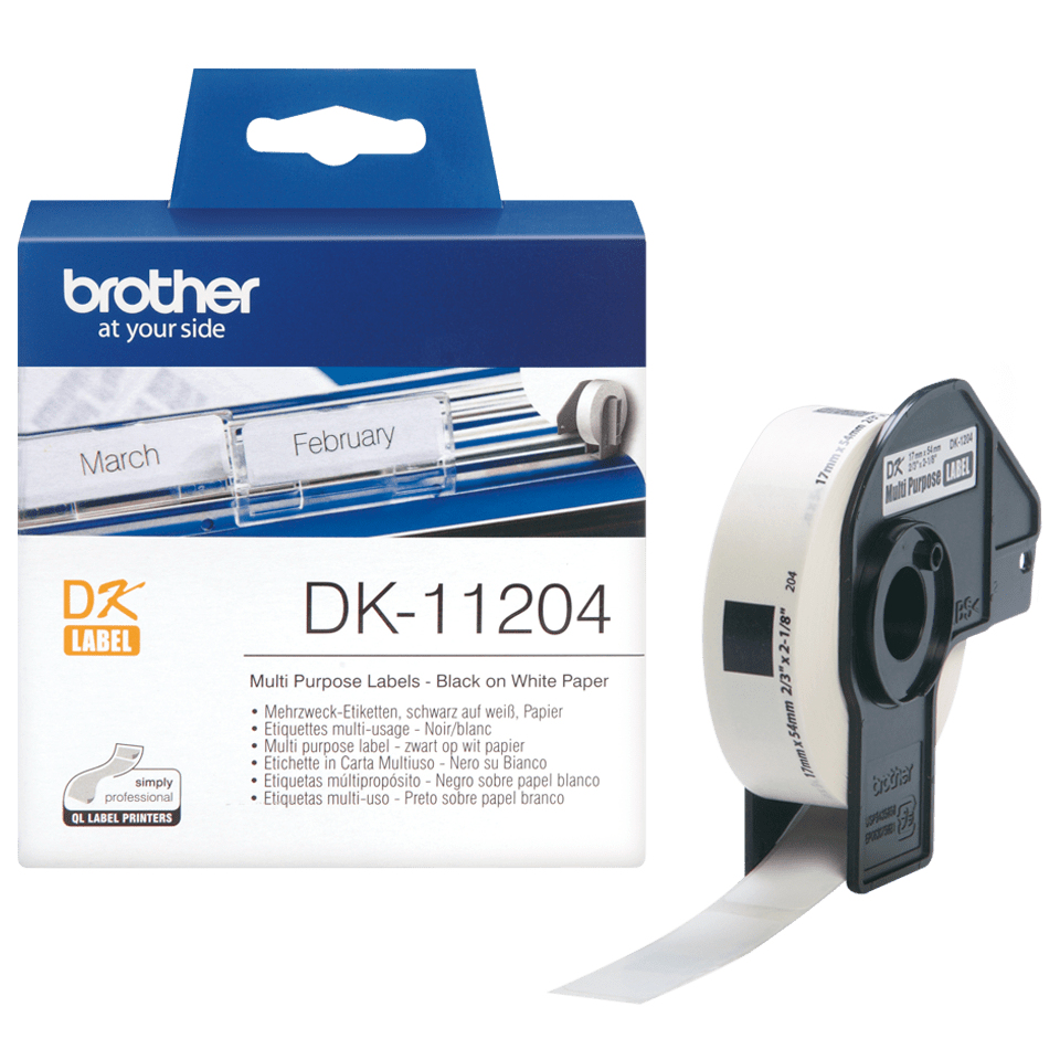 Multi-Purpose Label (17MM X 54MM) 400 labels per roll