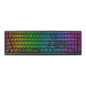 Ducky Zero 6108 Wireless RGB Gaming Keyboard Black with Cherry MX2A Speed Silver Linear Switches