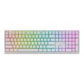 Ducky Zero 6108 Wireless RGB Gaming Keyboard White with Cherry MX2A Red Linear Switches