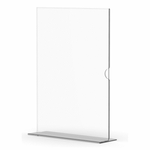 Parrot Menu Holder Acrylic Double Sided A5 Portrait 5-pack