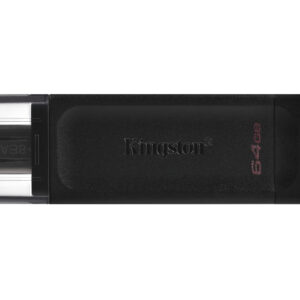 Kingston DataTraveler 70 64GB USB 3.2 Gen 1 Type-C Black USB Flash Drive DT70/64GB