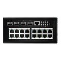 DuxNet 20-Port Gigabit L2 Cloud Managed Industrial PoE Switch DUX1016GPS-4F-IS-C
