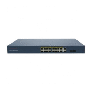 Duxbury 16-port Gigabit PoE+ Unmanaged Rackmount Switch with 2-port SFP DUX1018P