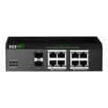 DuxNet 10-Port Gigabit L2 Cloud Managed Industrial PoE Switch DUX108GPS-2F-IS-C