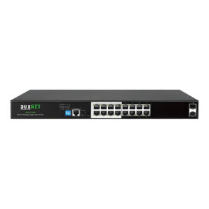 DuxNet 16-Port Gigabit L2 Cloud Managed PoE+ Switch DUX2516PA-C