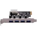 UniQue PCIe 4-port USB3.0 Port Card E0005