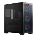 Cooler Master Elite 302 Mini Tower MicroATX PC Case Black with Elite NEX PSU E302-KGNN60-S00