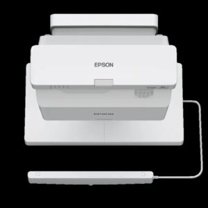 Epson 4100lm FullHD 1920×1080 16:9 Laser 2USB 2VGA 3HDMI RS-232C LAN WiFi/Miracast NoBag White NoBracket UlraShortThrow Interactive