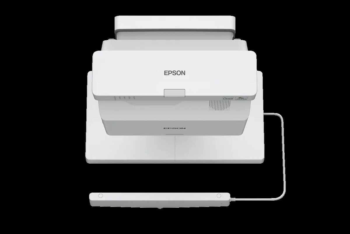 Epson 4100lm FullHD 1920×1080 16:9 Laser 2USB 2VGA 3HDMI RS-232C LAN WiFi/Miracast NoBag White NoBracket UlraShortThrow Interactive