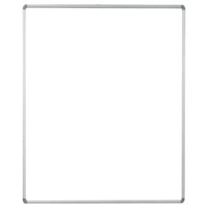 Parrot Educational Board Magnetic Whiteboard 1220x920mm Side Panels Option A ED1068