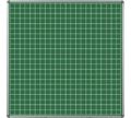 Parrot Non-Magnetic Educational Chalkboard 1220x1220mm Chalk Lines Side Panels Option A ED3152