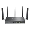 TP-Link Omada 4G+ Cat6 AX3000 VPN Wireless Router - Dual-band 2.4GHz and 5GHz Gigabit Ethernet ER706W-4G