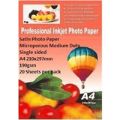 E-Box A4 Medium Duty Satin Photo Paper Single Sided 20-sheet ESMPS-190GSM-20