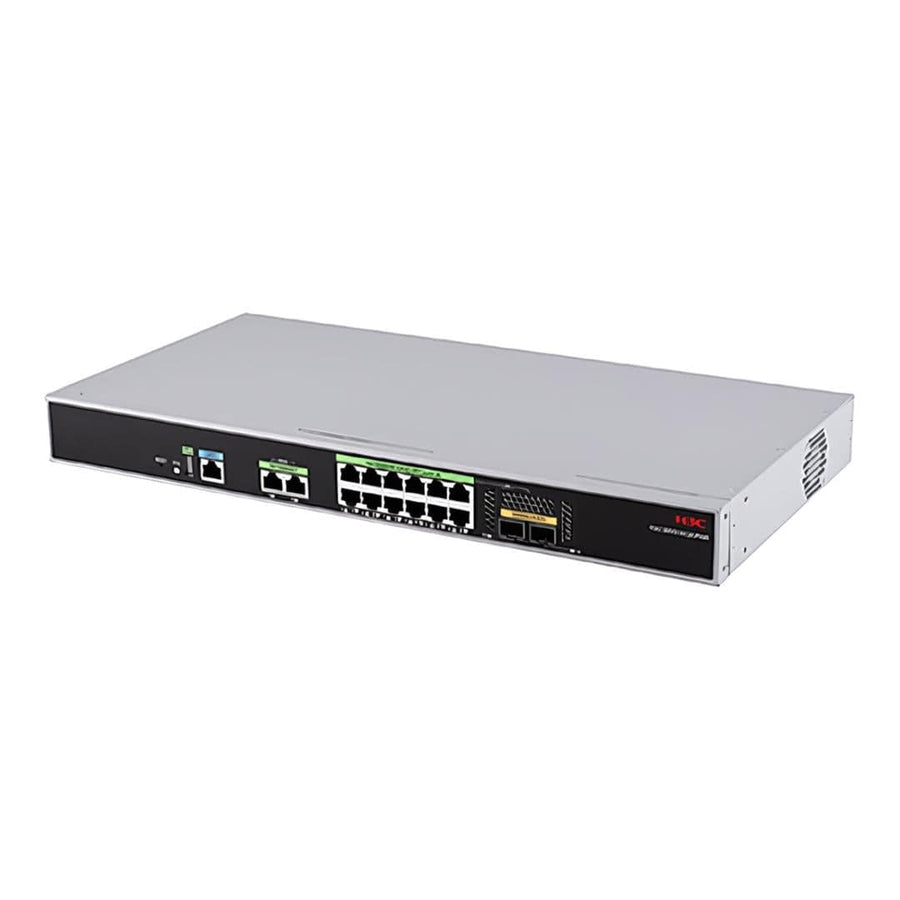 H3C SMB WSG1812X-PWR 14x 1000BASE-T Ports and 2x SFP Plus Ports Wireless Integrated Services Gateway EWP-WSG1812X-PWR