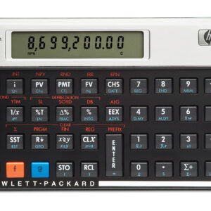 HP 12c Desktop Calculator Black F2231AA