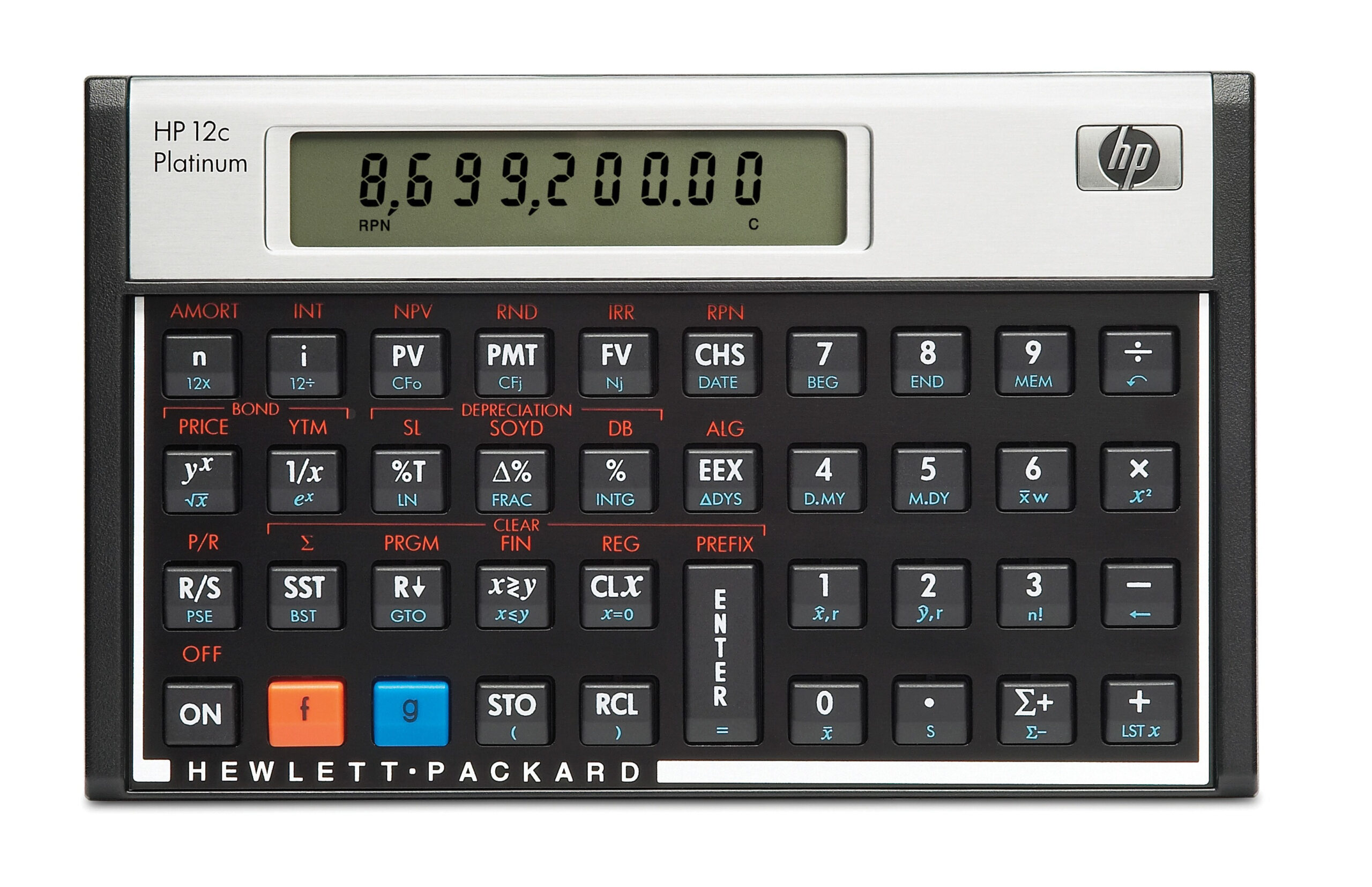 HP 12c Desktop Calculator Black F2231AA