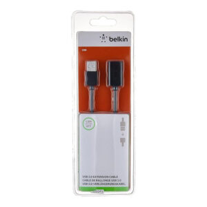 Belkin Type-A Male to Female USB 2.0 Cable 1.8m Black F3U153BT1.8M