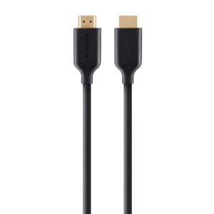 Belkin 5m Gold-Plated High-Speed HDMI Cable with Ethernet 4K – Black F3Y021BT5M