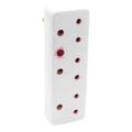 Ellies 3-Way Medium Surge Adaptor White FEA2S
