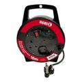 Ellies 10m Light Duty Cassette Reel Black FEER10C