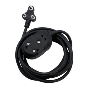 Ellies 3m Back to Back Heavy Duty Extension Lead Black FEHBW2X/3BJ