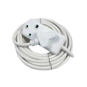 Ellies 2-way Heavy Duty Extension Cord 3m White FEHBW2X/3W