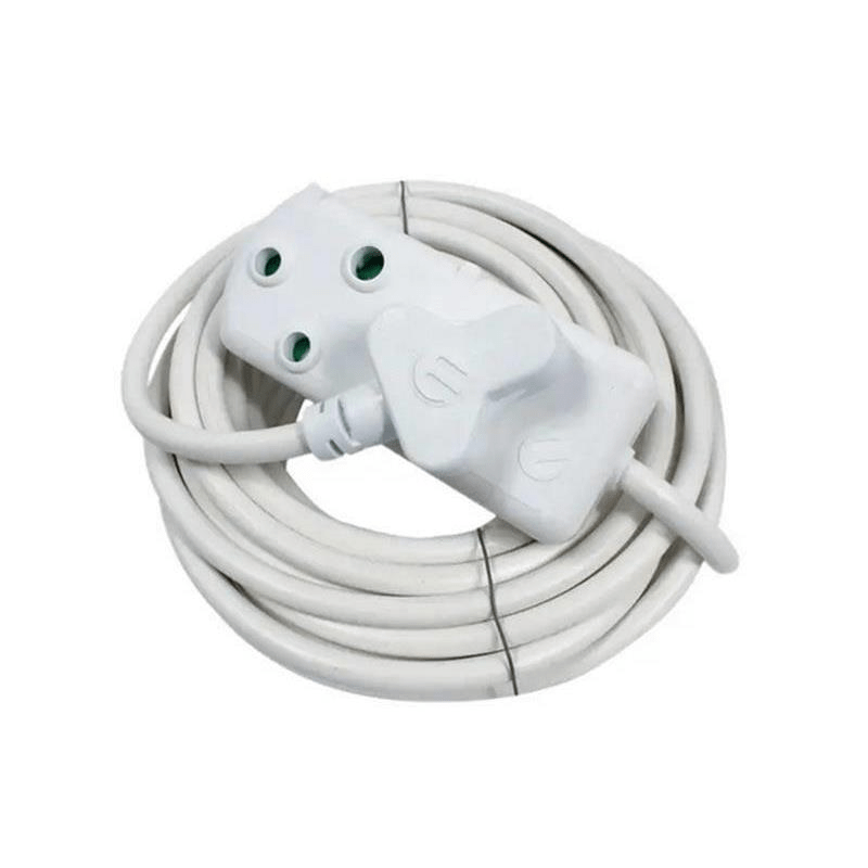 Ellies 2-way Heavy Duty Extension Cord 3m White FEHBW2X/3W