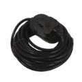 Ellies 2-way Light Duty Extension Cord 20m Black FELBW2X/20BJ