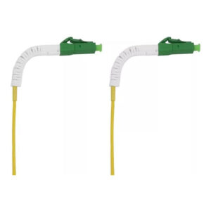 Scoop LC to LC SM APC Flex Boot Fibre Flylead Cable 1m FF-LCLC-SMAF