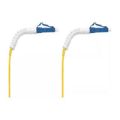 Scoop LC to LC UPC SM Fibre Flylead 1m with Flex Boot FF-LCLC-SMUF