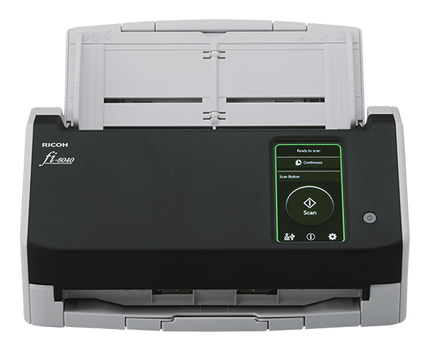 Ricoh fi-8040 A4 40ppm/80ipm Duplex ADF USB3.2 (RJ-45) Workgroup Desktop Scanner Figure8 power cable required - Image 2