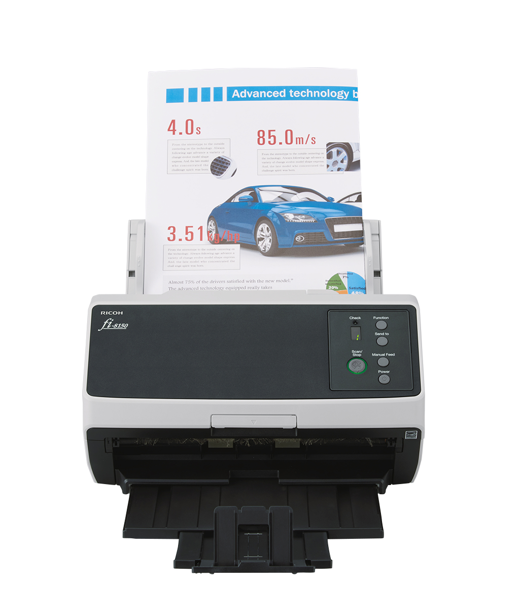 Ricoh fi-8150 A4 50ppm/100ipm Duplex ADF USB3.2 LED Workgroup Desktop Scanner -please purchase clover cable - Image 3