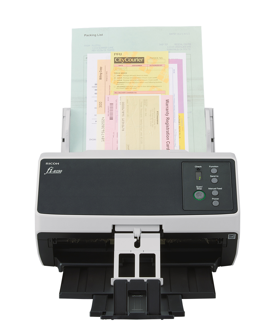 Ricoh fi-8150 A4 50ppm/100ipm Duplex ADF USB3.2 LED Workgroup Desktop Scanner -please purchase clover cable - Image 4