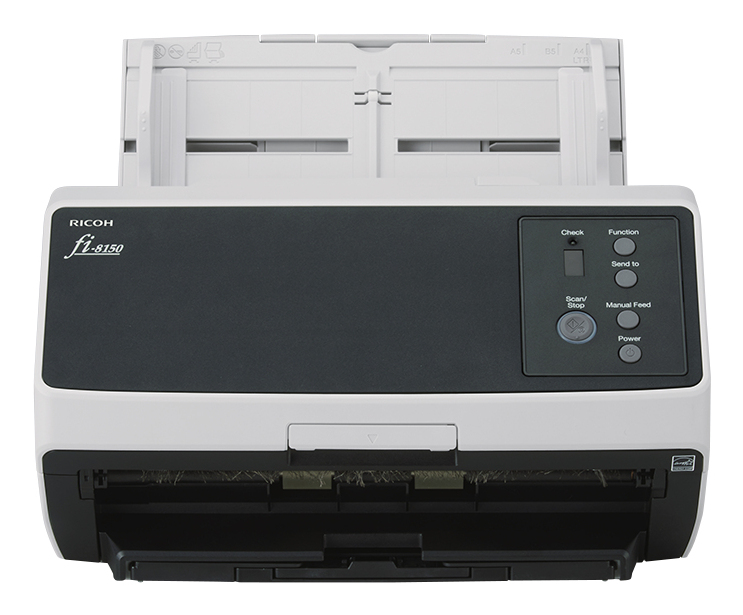 Ricoh fi-8150 A4 50ppm/100ipm Duplex ADF USB3.2 LED Workgroup Desktop Scanner -please purchase clover cable