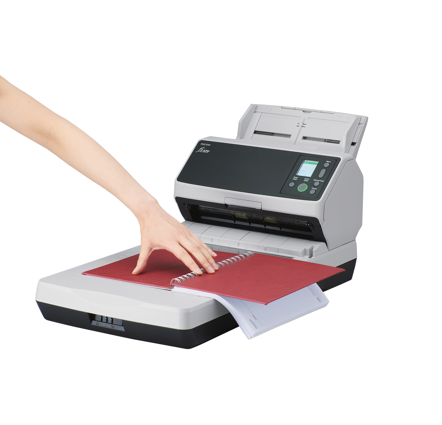 Ricoh A4 90ppm/180ipm Duplex ADF/Flatbed USB3.2 LED Departmental Desktop Scanner - Image 4