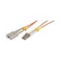 Premium Line Patch Lead Duplex OM2 LC/SC Fibre Cable 1m FPD50-LCSC-01